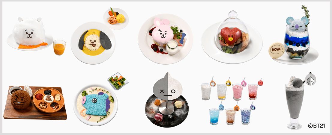 bt21カフェ　予約方法　名古屋