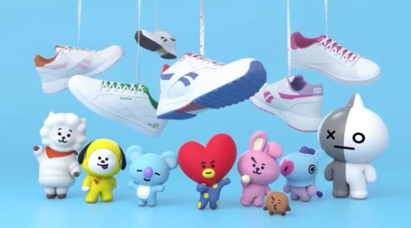 BT21 リーボック（韓国）とコラボシューズ発売 | BTS123 【防弾少年団情報サイト】